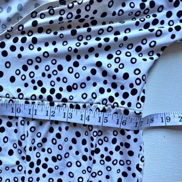 Athena Black White Polka Dot Athletic Dress - Picture 8 of 10